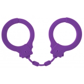 Фиолетовые силиконовые поножи Limitation - Lola Games - купить с доставкой в Нижнекамске