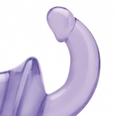 Фиолетовый безремневой страпон Strapless Strap-On - Lux Fetish - купить с доставкой в Нижнекамске