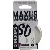 Экстремально тонкие презервативы в железном кейсе MAXUS Extreme Thin - 3 шт. - Maxus - купить с доставкой в Нижнекамске