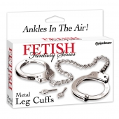 Металлические наручники Metal Leg Cuffs - Pipedream - купить с доставкой в Нижнекамске