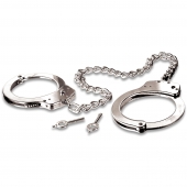 Металлические наручники Metal Leg Cuffs - Pipedream - купить с доставкой в Нижнекамске