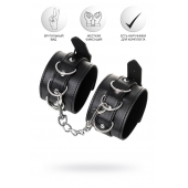 Черные оковы Anonymo из искусственной кожи - ToyFa - купить с доставкой в Нижнекамске