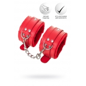Красные оковы Anonymo из искусственной кожи - ToyFa - купить с доставкой в Нижнекамске