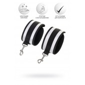 Серебристо-черные наручники Anonymo - ToyFa - купить с доставкой в Нижнекамске