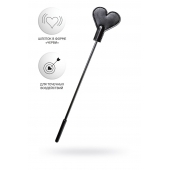 Черный стек со шлепком в форме сердца Anonymo - 35 см. - ToyFa - купить с доставкой в Нижнекамске