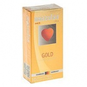 Презервативы Masculan Ultra Gold с золотым напылением и ароматом ванили - 10 шт. - Masculan - купить с доставкой в Нижнекамске