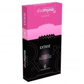 Презервативы с точками и рёбрышками DOMINO Classic Extase - 6 шт. - Domino - купить с доставкой в Нижнекамске