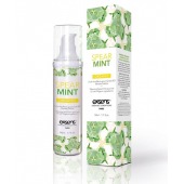 Разогревающее массажное масло Gourmet Spearmint Organic с органическими ингредиентами - 50 мл. - Exsens - купить с доставкой в Нижнекамске