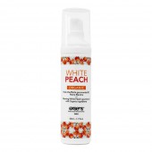 Разогревающее массажное масло Gourmet White Peach Organic с органическими ингредиентами - 50 мл. - Exsens - купить с доставкой в Нижнекамске