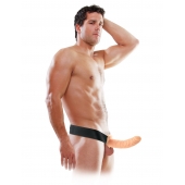 Полый страпон 8  Hollow Strap-On телесного цвета - 19 см. - Pipedream - купить с доставкой в Нижнекамске