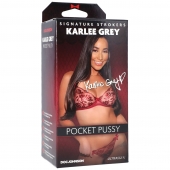 Мастурбатор-вагина Karlee Grey ULTRASKYN Pocket Pussy - Doc Johnson - в Нижнекамске купить с доставкой
