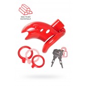 Красный мужской пояс верности из пластика - ToyFa - купить с доставкой в Нижнекамске