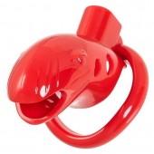 Красный мужской пояс верности из пластика - ToyFa - купить с доставкой в Нижнекамске