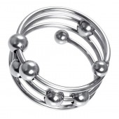 Большое металлическое кольцо под головку пениса - ToyFa - купить с доставкой в Нижнекамске