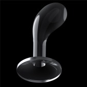 Прозрачный стимулятор простаты Flawless Clear Prostate Plug - 15 см. - Lovetoy - в Нижнекамске купить с доставкой