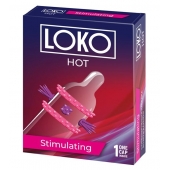 Стимулирующая насадка на пенис LOKO HOT с возбуждающим эффектом - Sitabella - в Нижнекамске купить с доставкой