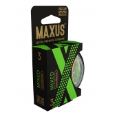 Презервативы в пластиковом кейсе MAXUS AIR Mixed - 3 шт. - Maxus - купить с доставкой в Нижнекамске