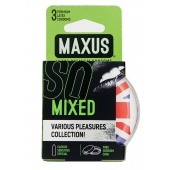 Презервативы в пластиковом кейсе MAXUS AIR Mixed - 3 шт. - Maxus - купить с доставкой в Нижнекамске