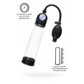 Прозрачная механическая помпа Roald с манометром - Sexus - в Нижнекамске купить с доставкой