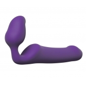 Фиолетовый безремневой страпон Queens L - Adrien Lastic - купить с доставкой в Нижнекамске