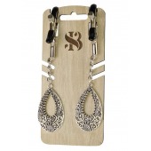 Изысканные зажимы на соски с подвесками  Шахерезада - Sitabella - купить с доставкой в Нижнекамске