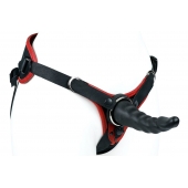 Пояс унисекс UNISEX Style с 2 насадками - LOVETOY (А-Полимер) - купить с доставкой в Нижнекамске