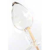 Прозрачный леденец в форме малой анальной пробки со вкусом пина колада - Sosuчki - купить с доставкой в Нижнекамске