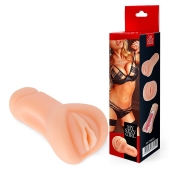 Телесный реалистичный мастурбатор в виде вагины - Bior toys - в Нижнекамске купить с доставкой