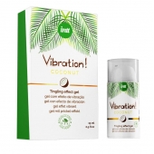 Возбуждающий гель с ароматом кокоса Vibration Coconut - 15 мл. - INTT - купить с доставкой в Нижнекамске