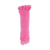 Розовая веревка для связывания Sweet Caress Rope - 10 метров - Sweet Caress - купить с доставкой в Нижнекамске