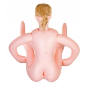 Надувная секс-кукла с реалистичной головой и поднятыми ножками - ToyFa - в Нижнекамске купить с доставкой