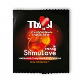 Разогревающий гель-лубрикант Stimulove Strong в одноразовой упаковке - 4 гр. - Биоритм - купить с доставкой в Нижнекамске