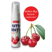Гель-смазка Tutti-frutti с вишнёвым вкусом - 30 гр. - Биоритм - купить с доставкой в Нижнекамске