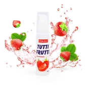 Гель-смазка Tutti-frutti с земляничным вкусом - 30 гр. - Биоритм - купить с доставкой в Нижнекамске