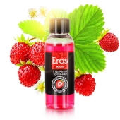 Массажное масло Eros fantasy с ароматом земляники - 50 мл. - Биоритм - купить с доставкой в Нижнекамске