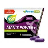 Возбуждающее средство для мужчин Mans Power plus - 10 капсул (0,35 гр.) +1 в подарок - SuperCaps - купить с доставкой в Нижнекамске