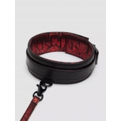 Стильный ошейник с поводком Reversible Faux Leather Collar and Lead - Fifty Shades of Grey - купить с доставкой в Нижнекамске