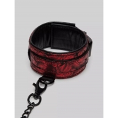 Красно-черные оковы Reversible Faux Leather Ankle Cuffs - Fifty Shades of Grey - купить с доставкой в Нижнекамске