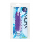 Закрытая фиолетовая насадка с пупырышками SAMURAI PENIS SLEEVE PURPLE - 14,5 см. - NMC - в Нижнекамске купить с доставкой
