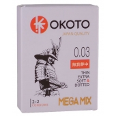 Набор из 4 презервативов OKOTO MegaMIX - Sitabella - купить с доставкой в Нижнекамске