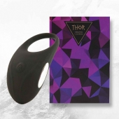 Черное эрекционное виброкольцо Thor Cockring - FeelzToys - в Нижнекамске купить с доставкой