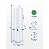 Презервативы MY.SIZE размер 47 - 3 шт. - My.Size - купить с доставкой в Нижнекамске