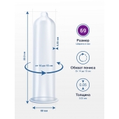 Презервативы MY.SIZE размер 69 - 3 шт. - My.Size - купить с доставкой в Нижнекамске