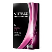 Ультратонкие презервативы VITALIS PREMIUM super thin - 12 шт. - Vitalis - купить с доставкой в Нижнекамске