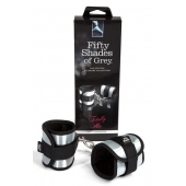 Серо-черные наручники Totally His - Fifty Shades of Grey - купить с доставкой в Нижнекамске