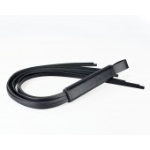 Черная кожаная плеть  Клео  - 60 см. - Sitabella - купить с доставкой в Нижнекамске