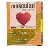 Экологически чистые презервативы Masculan Organic - 3 шт. - Masculan - купить с доставкой в Нижнекамске