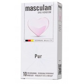 Супертонкие презервативы Masculan Pur - 10 шт. - Masculan - купить с доставкой в Нижнекамске