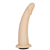 Телесная гладкая насадка-фаллоимитатор Harness - 17 см. - LOVETOY (А-Полимер) - купить с доставкой в Нижнекамске