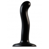 Черный фаллоимитатор-насадка Strap-On-Me P G spot Dildo size S - 16,4 см. - Strap-on-me - купить с доставкой в Нижнекамске